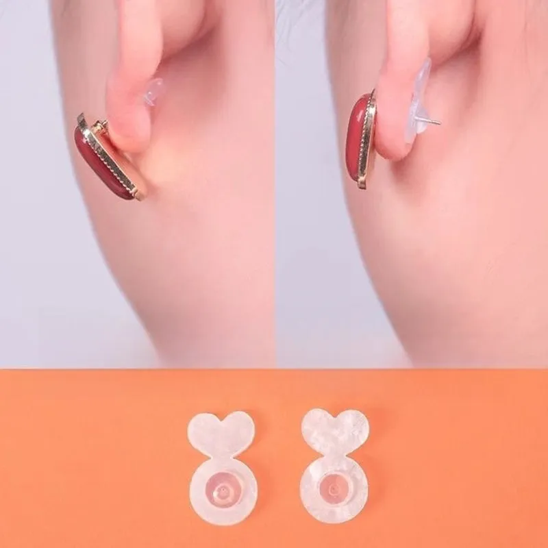 2025 New Arrival 35%  OFFClear silicone earring backs with strong support