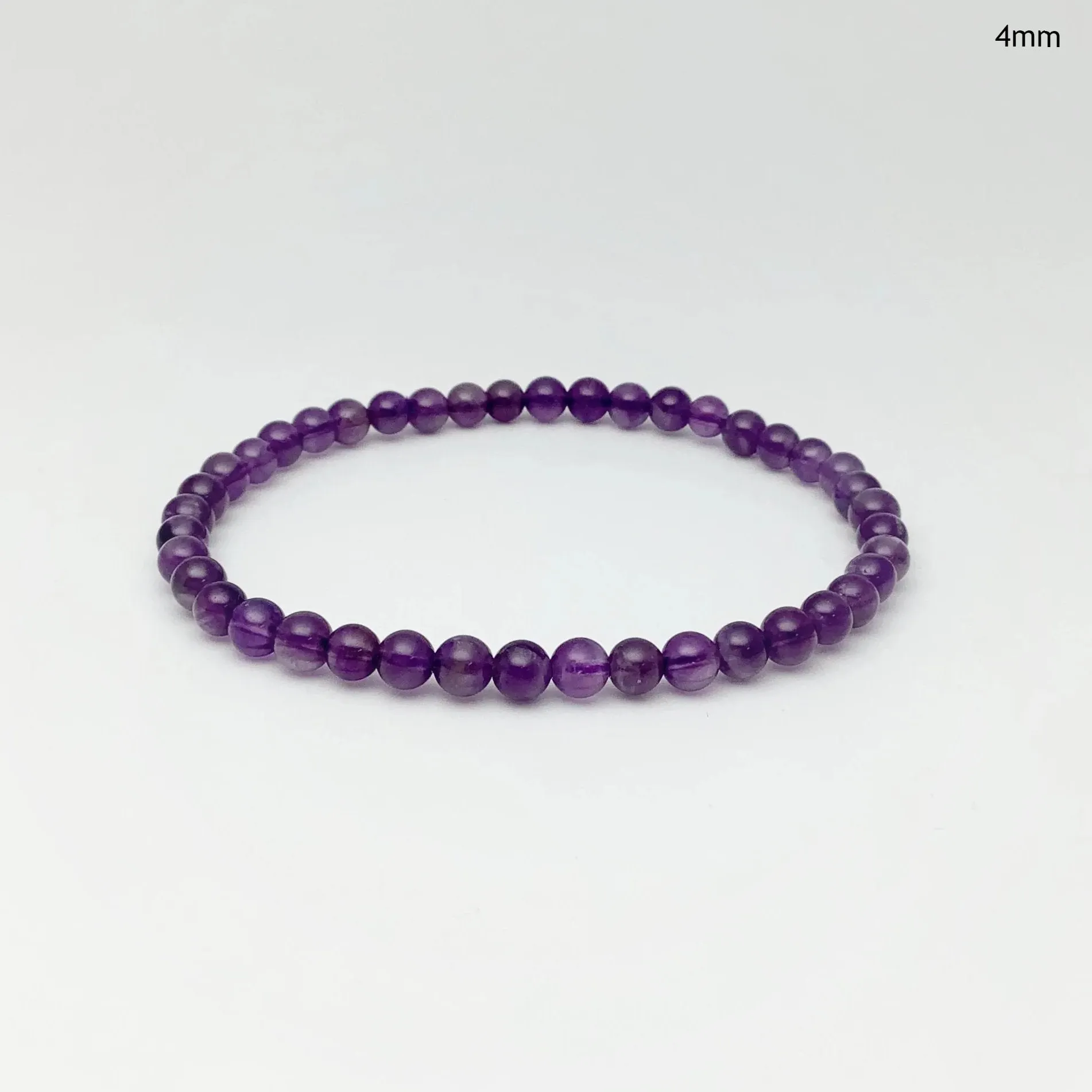 Amethyst Beaded Bracelet