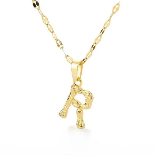 Bamboo Yellow Gold Necklace