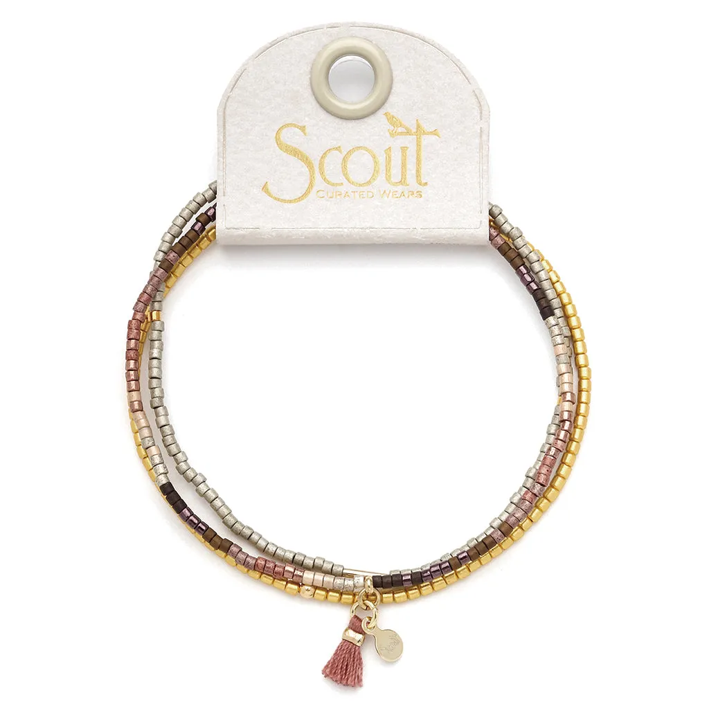 Bronze Multi Gold Miyuki Bracelet Trio