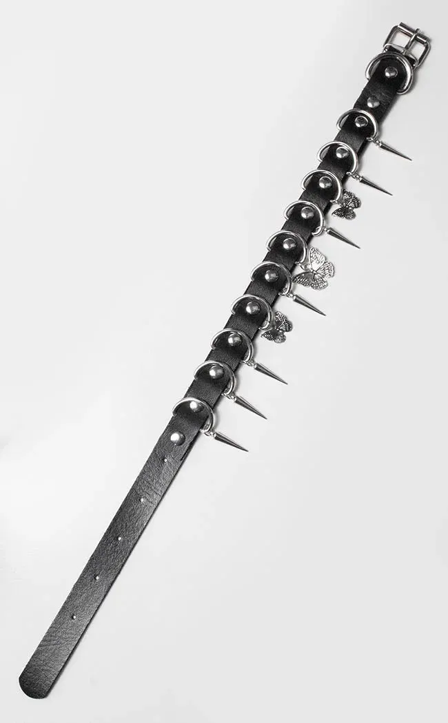 Butterfly Spike Choker