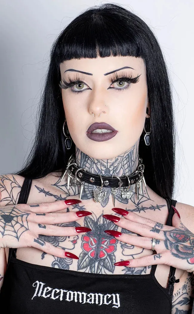 Butterfly Spike Choker