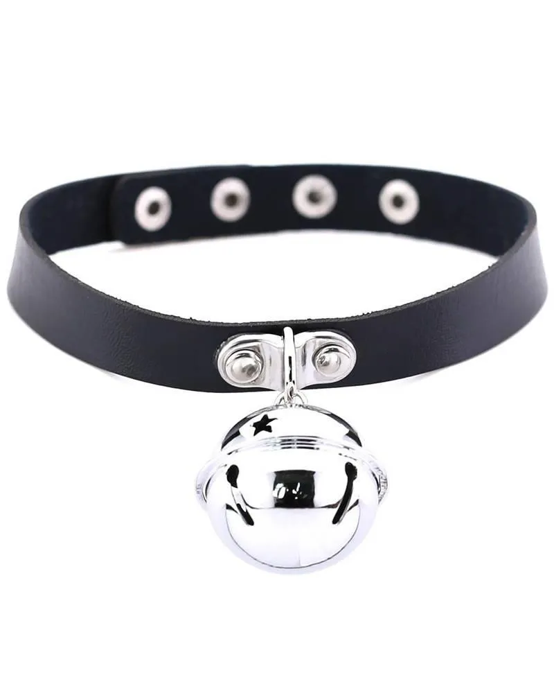 Claws Out Bell Collar Black