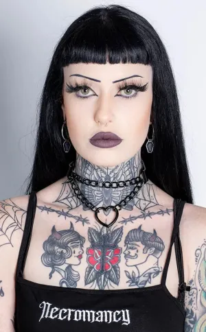 Dark Heart O-Ring Chain Choker