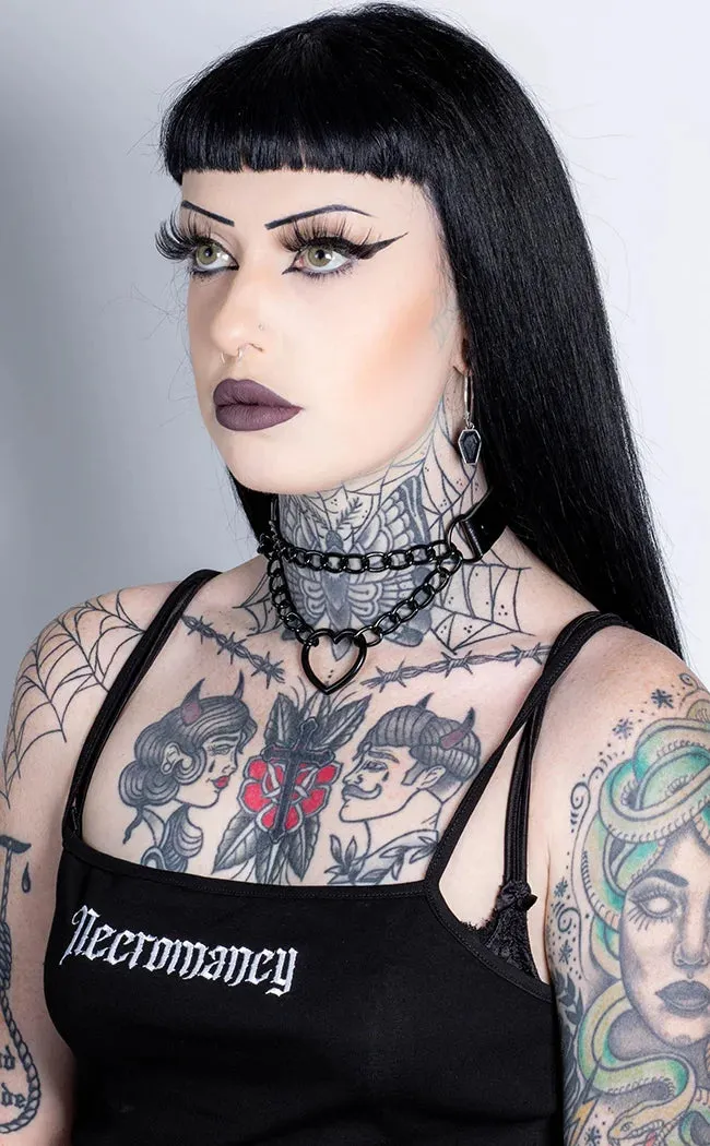 Dark Heart O-Ring Chain Choker