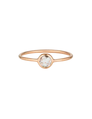 Georgini Eos Ring w/ Rose Quartz - Rose Gold