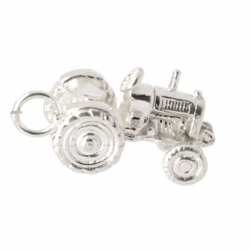 Gold Tractor Charm