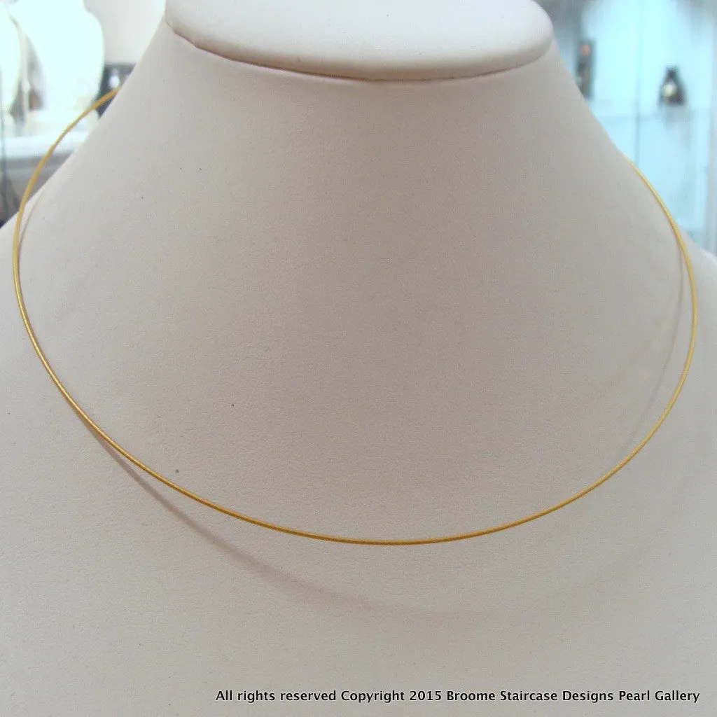 Gold Wire Necklace