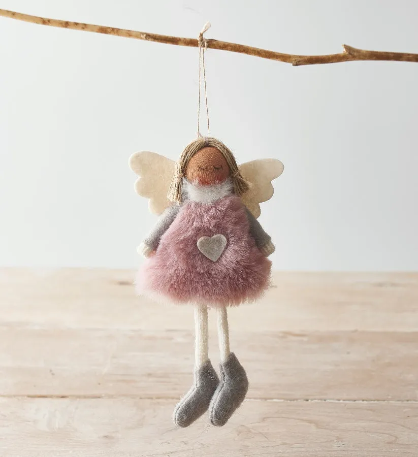 Hanging Angel - Pink, White or Beige
