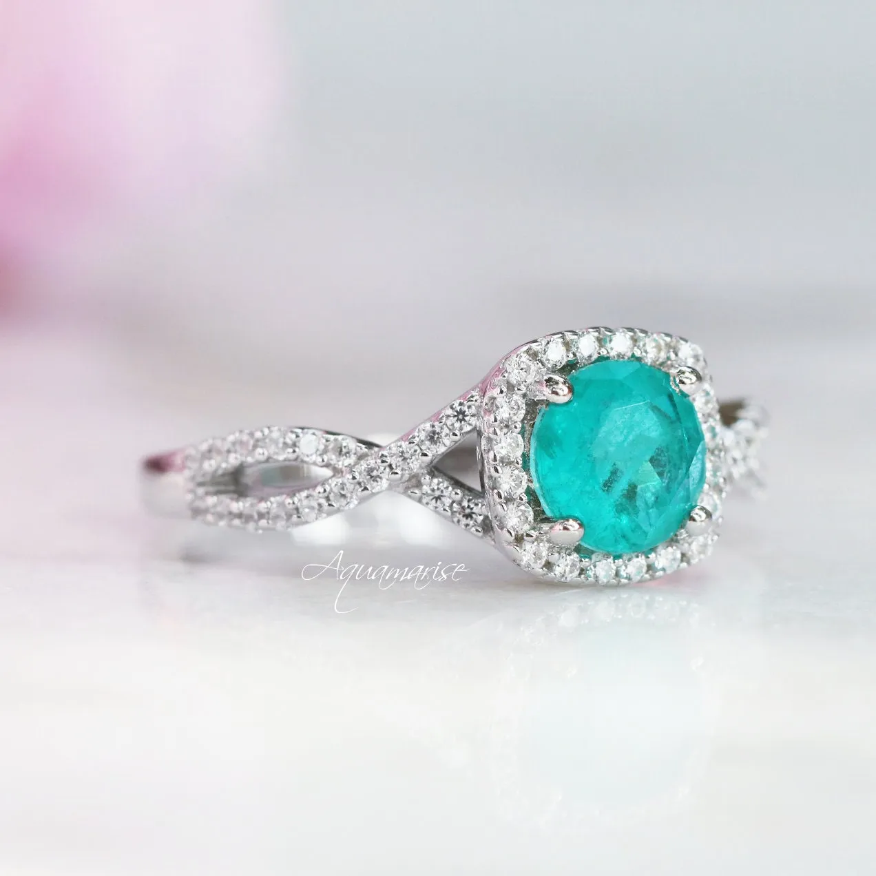 Lana Paraiba Tourmaline Ring- Sterling Silver