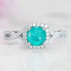 Lana Paraiba Tourmaline Ring- Sterling Silver