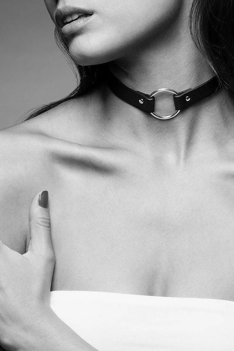Maze Vegan Leather O-Ring Choker
