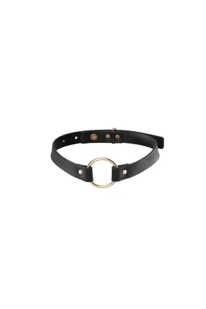 Maze Vegan Leather O-Ring Choker
