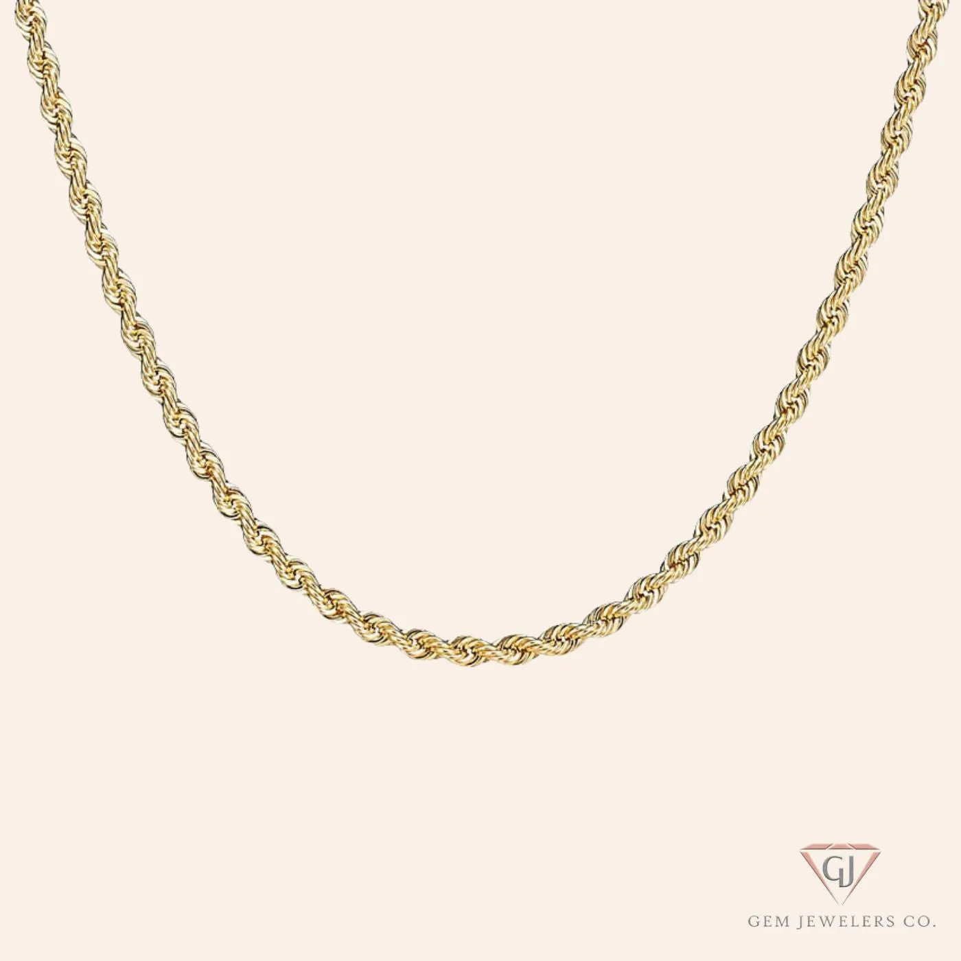 Men’s Rope Chain Necklace