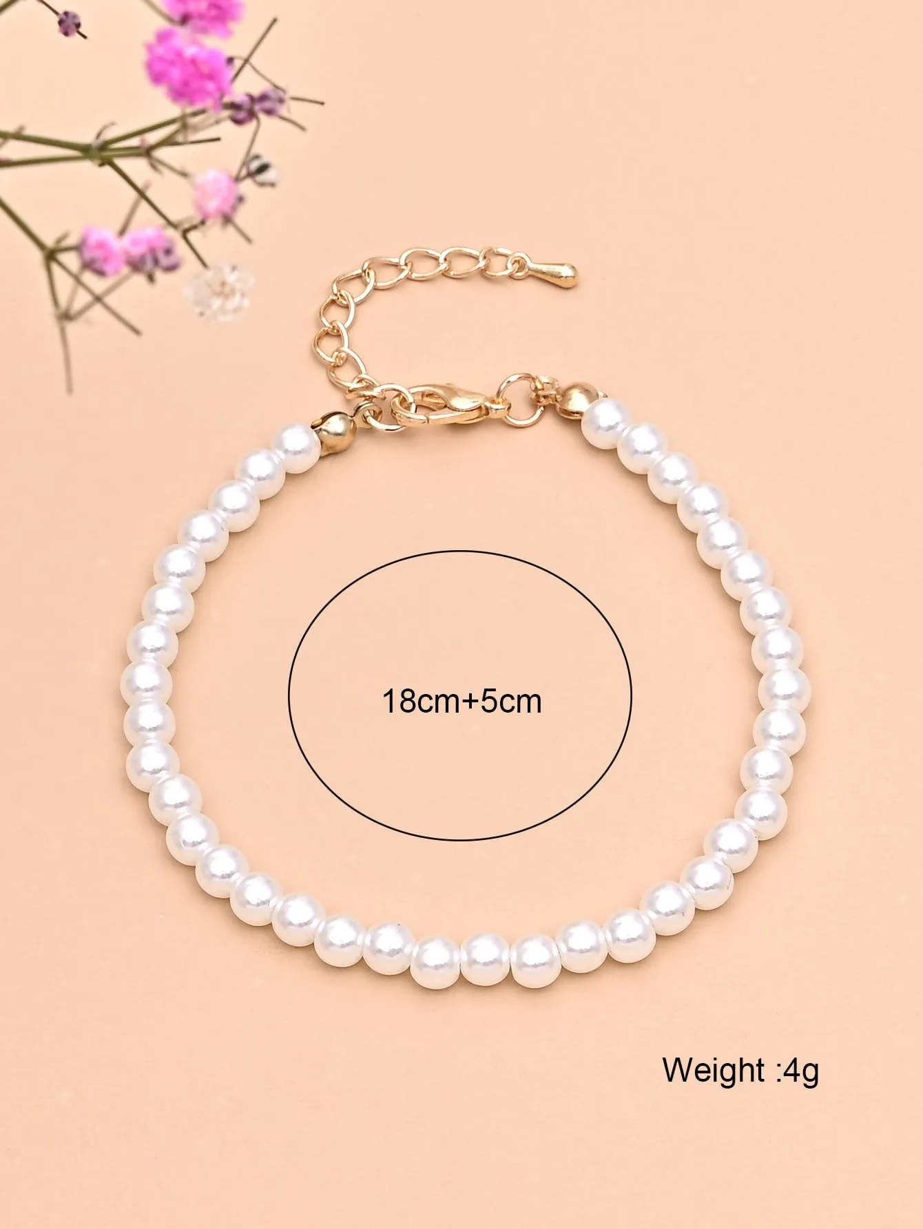 Minimalist Pearl Beaded Bracelet for Women Crafted Jewelry Stackable Bracelets