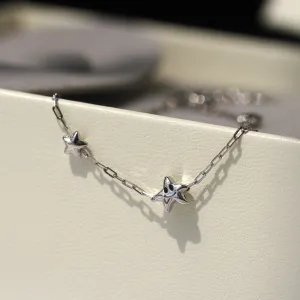 Puffed Gold Shine Star Bracelet | Anklet