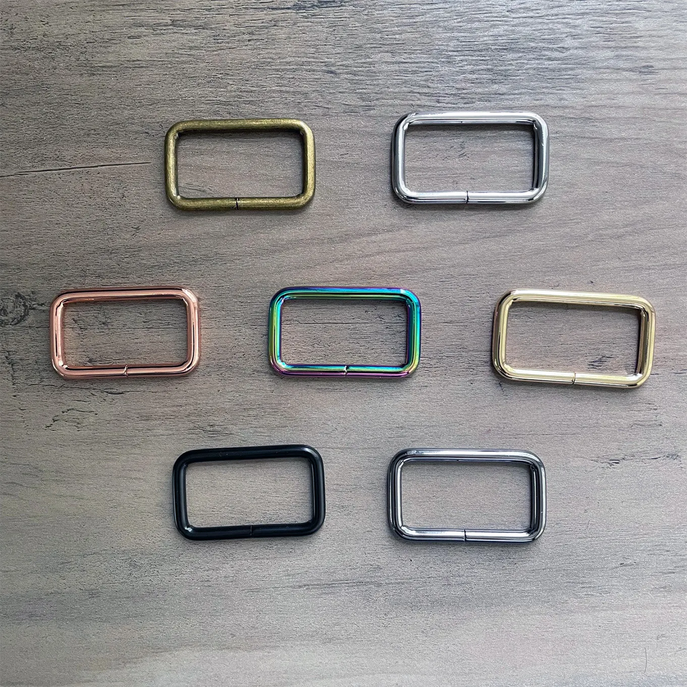 Rectangular Rings - 1.5 inch (4pc) (New)