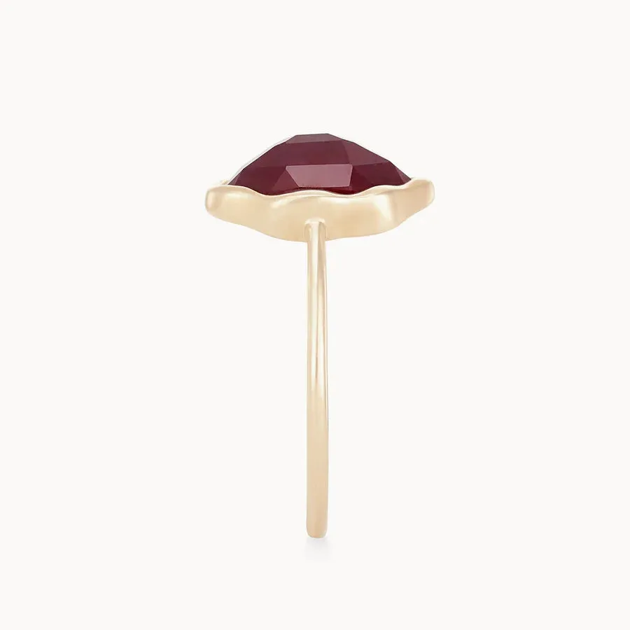 Ruby Mood Ring (14K Gold)