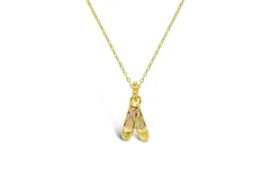 Stia Girl Talented Toe Shoes Necklace