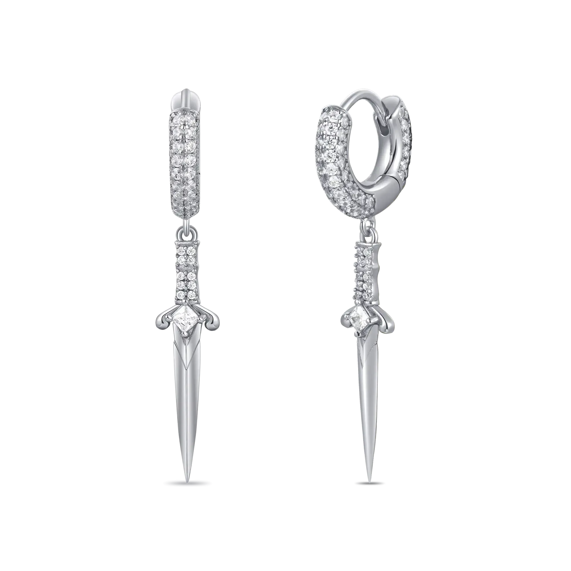 Sword Dangly Earrings - Pair