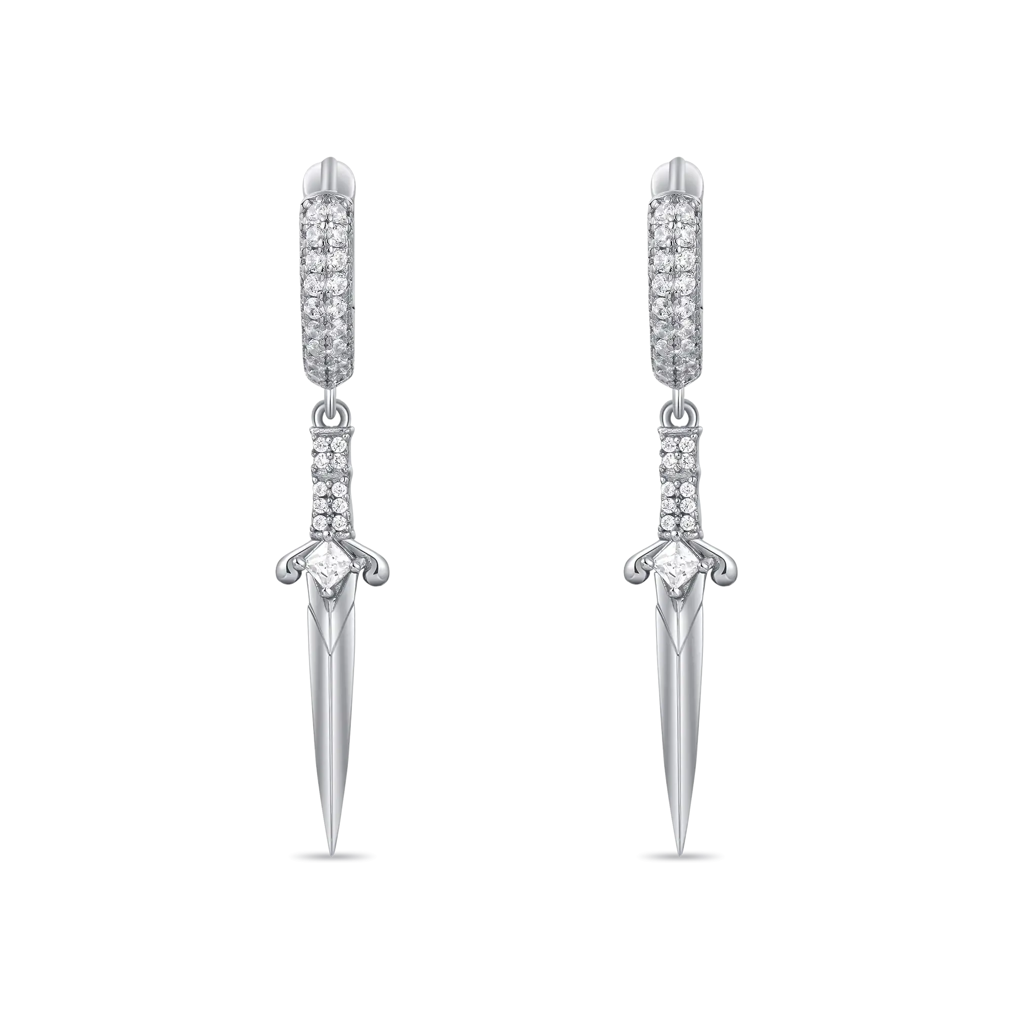 Sword Dangly Earrings - Pair