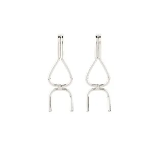 Wishbone Dangle Silver